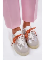 Niskie Buty Sportowe Damskie Srebrne Zelevelis