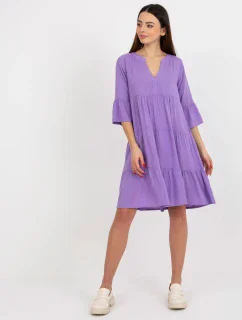 Dámske šaty D73761M30214B fialové - FPrice