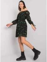 Šaty LC SK 22K 3040.19P čierna a zelená