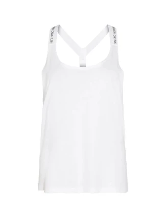 Plážový top KW0KW01002-YCD biela - Calvin Klein