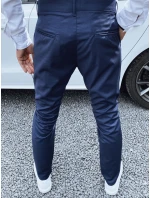 Pánske tmavomodré nohavice FashionStreet UX4411