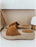 Dámske žabky SUMMERRY camel FashionStreet ZY0986 Dámske žabky SUMMERRY camel FashionStreet ZY0986