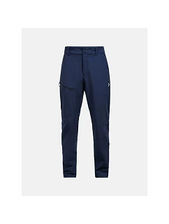 Nohavice PEAK PERFORMANCE M Scale Softshell Pants, modré