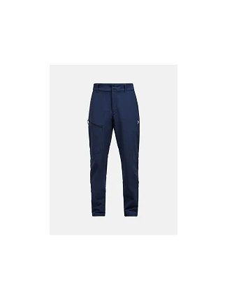 Nohavice PEAK PERFORMANCE M Scale Softshell Pants, modré Nohavice PEAK PERFORMANCE M Scale Softshell Pants, modré