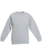Fruit of the Loom Classic Kids Set-In Sweat Detská mikina 16.2041 heather grey Fruit of the Loom Classic Kids Set-In Sweat Detská mikina 16.2041 heather grey