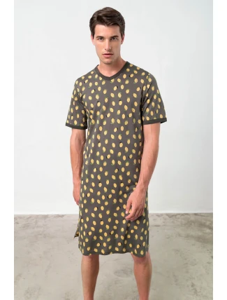 Vamp - Pohodlná pánska nočná košeľa 18613 - Vamp Vamp - Pohodlná pánska nočná košeľa 18613 - Vamp