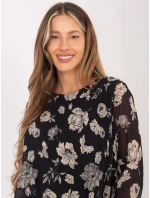 Blúzka DHJ BZ 8643 1.37P čierna a béžová Blúzka DHJ BZ 8643 1.37P čierna a béžová