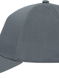 Daiber MB 6251 5-panelová čiapka s laserovým výrezom 03.6251 sivá