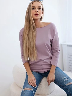 Blúzka ležérna tmavoružová