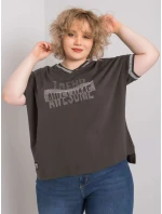 Blúzka RV BZ 6496.32P tmavá khaki