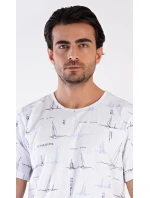 Pánske pyžamové šortky Sailboat Pánske pyžamové šortky Sailboat