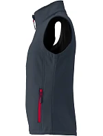 Daiber JN 1127 Dámska 2-vrstvová promo softshellová vesta 02.1127 iron grey/red Daiber JN 1127 Dámska 2-vrstvová promo softshellová vesta 02.1127 iron grey/red