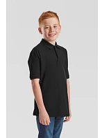 Fruit of the Loom Kids 65/35 Polo Detské piqué polo 16.3417 tmavomodrá