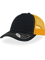Atlantis Headwear Rapper Canvas 5-panelová sieťovaná čiapka „Rapper Canvas“ 33.6060 tmavomodrá/žltá Atlantis Headwear Rapper Canvas 5-panelová sieťovaná čiapka „Rapper Canvas“ 33.6060 tmavomodrá/žltá