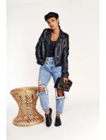 Damskie Skórzane Trampki Big Star Czarne V274871