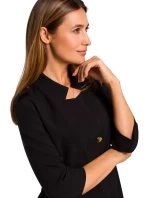 S189 Blejzrové šaty - čierne