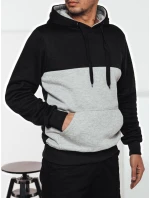Pánska mikina s kapucňou čierna FashionStreet BX5836
