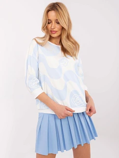 Blúzka RV BZ A285.24 bielo-modrá