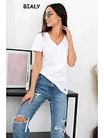 Dámske tričko s krátkym rukávom Serek brown - Off Pink