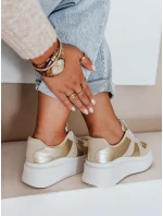 Dámske tenisky na platforme MODNIKKI gold FashionStreet ZY1004 Dámske tenisky na platforme MODNIKKI gold FashionStreet ZY1004