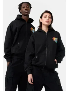 Karl Kani Tkaný podpis Kani Life OS Celoplošná mikina s kapucňou 6021416