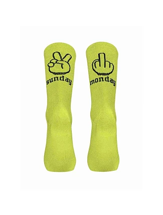 Cyklistické ponožky NORTHWAVE Sunday Monday Sock, žlté Cyklistické ponožky NORTHWAVE Sunday Monday Sock, žlté