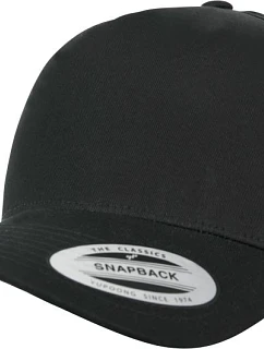 Flexfit 7707 5-panelová snapbacková čiapka 55.7707 čierna