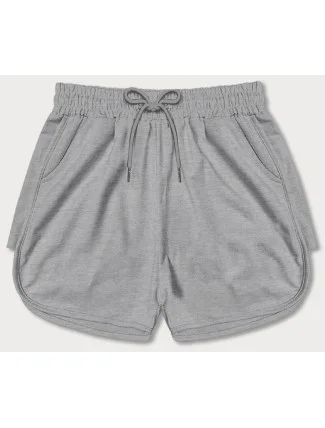 Šedé dámske športové šortky (8K951-2) Šedé dámske športové šortky (8K951-2)