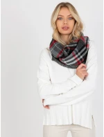 Tunelový šál AT KM 1402.20 šedá čierna