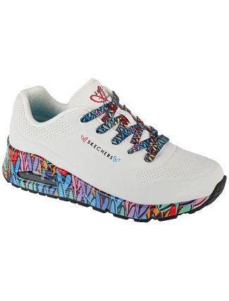 Skechers Uno - Ravaged Love 177918-WMLT White 36 Skechers Uno - Ravaged Love 177918-WMLT White 36