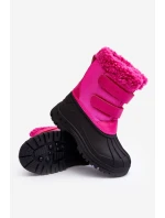 Dziecięce Śniegowce Na Rzepy Big Star Fuksja MM374112