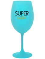 SUPER TÁTA - tyrkysový pohár na víno 350 ml