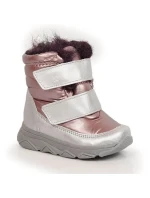 Detské nepremokavé snežnice Jr 06895 / KOR6895B Sparkle - púdrovo ružové - Kornecki