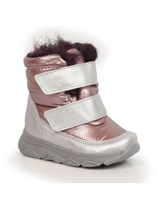 Detské nepremokavé snežnice Jr 06895 / KOR6895B Sparkle - púdrovo ružové - Kornecki