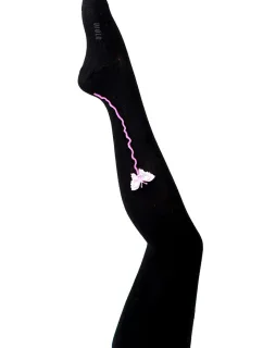 HLADKÉ PANČUCHY S LEMOM A APLIKÁCIOU 2-6 ROKOV