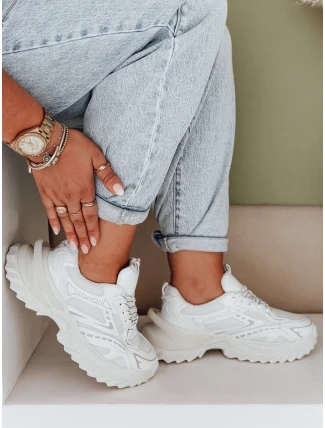 Dámske športové biele tenisky FashionStreet ZY1009 Dámske športové biele tenisky FashionStreet ZY1009