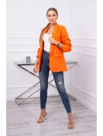 Bunda s klopami elegantná oranžová