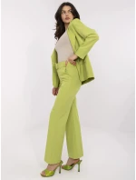 Nohavice DHJ SP 18737.08 limetkovo zelené