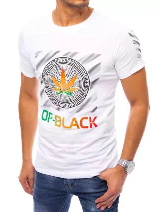 FashionStreet pánske biele tričko RX4706