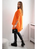 Oversize blúzka oranžová