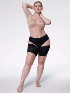 Pohodlné stehenné pásy čierne - Julimex