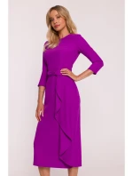 Dámske šaty s volánom S425 - Lavender - Stylove