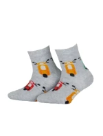 Chlapčenské vzorované ponožky Wola U24.P01;W24.P01 21-26 Chlapčenské vzorované ponožky Wola U24.P01;W24.P01 21-26