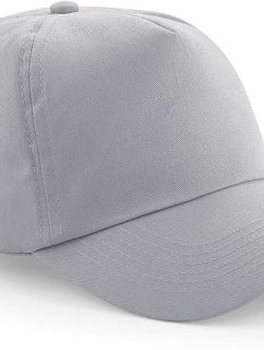 Beechfield B 10 5-panelová čiapka s šiltom „Original“ 53.0010 svetlošedá
