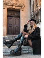 Dámske topánky na platforme Black Terisse Dámske topánky na platforme Black Terisse