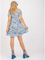 Šaty RO SK 2522 5.32P biela a modrá