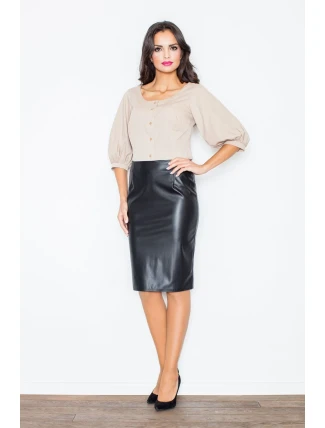 Sukňa Andrea M183 čierna - Figl