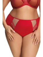 RAJSKÉ NOHAVIČKY K497 ČERVENÉ