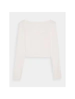 Dámske hladké tričko s dlhým rukávom 4F 4FRSS24TLONF499-11S