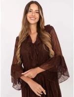 Šaty MI SK 62435.16 hnedé Šaty MI SK 62435.16 hnedé